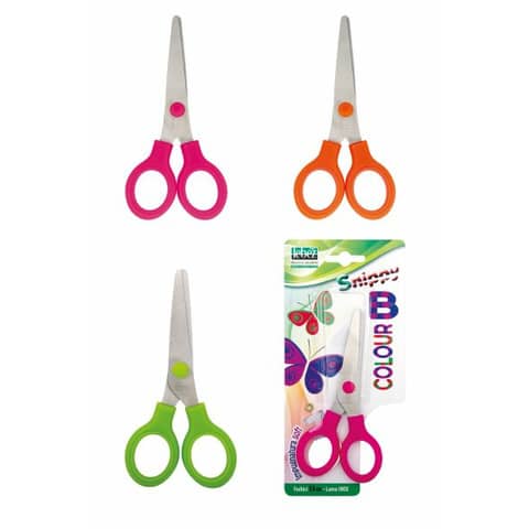 Forbici a punta tonda Lebez Snippy Soft lama 13 cm - conf. 12 pezzi - 4512L